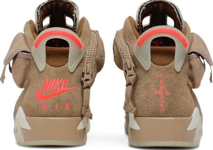 Travis Scott Jordan 6- Retro British Khaki