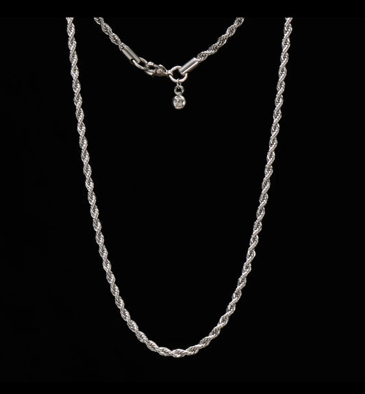 Rope Chain Silver For Men